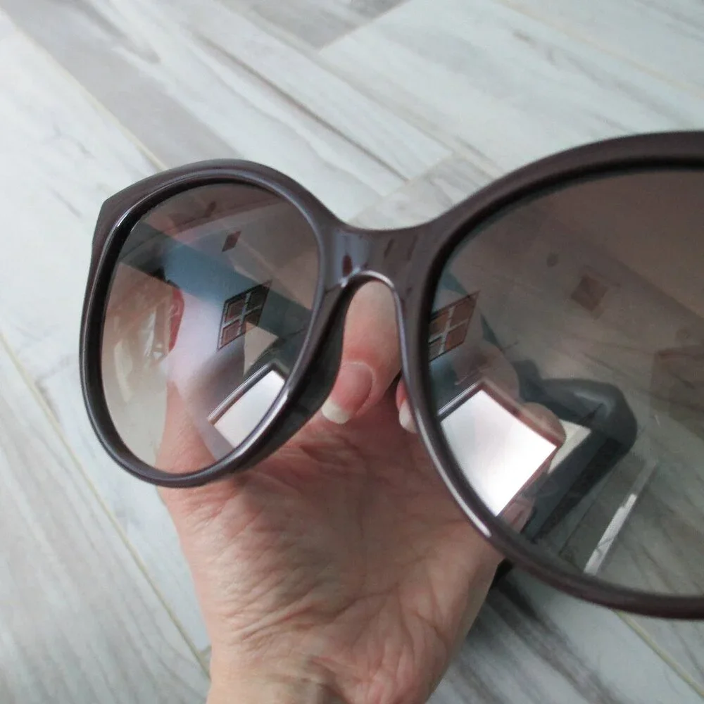 Gucci round brown sunglasses - Picture 4 of 6